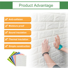 China Wholesale New Modern PVC Wallpaper Brick Decoration 3D Design Wallcovering Wall Paper